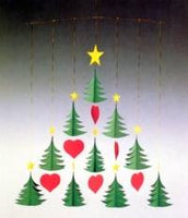 <transcy>Christmas tree mobile, large</transcy>