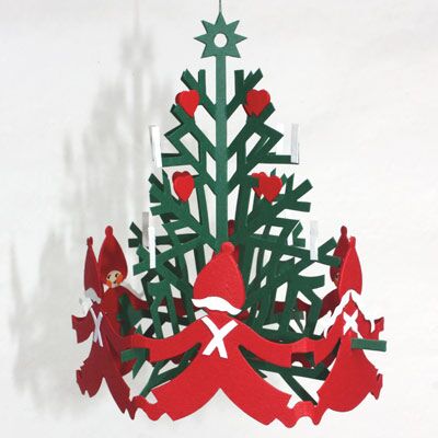<transcy>Elves dance around the Christmas tree</transcy>